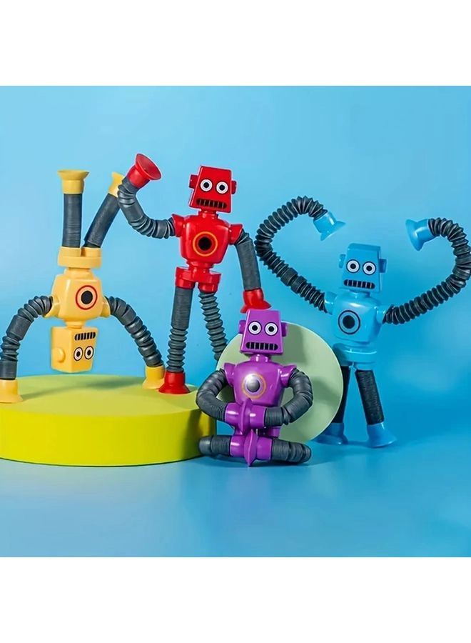 Generic Telescopic Robot Toy - 3 years+ 4 pieces