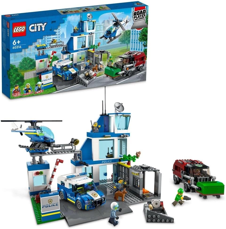 COLORLAND LETS PLAY City Police Station (60316) - 5 Minifigures