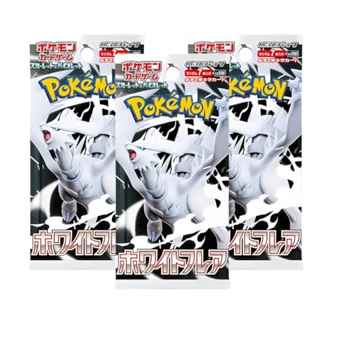 Pokemon White Flare Booster Pack - Japanese 3pcs
