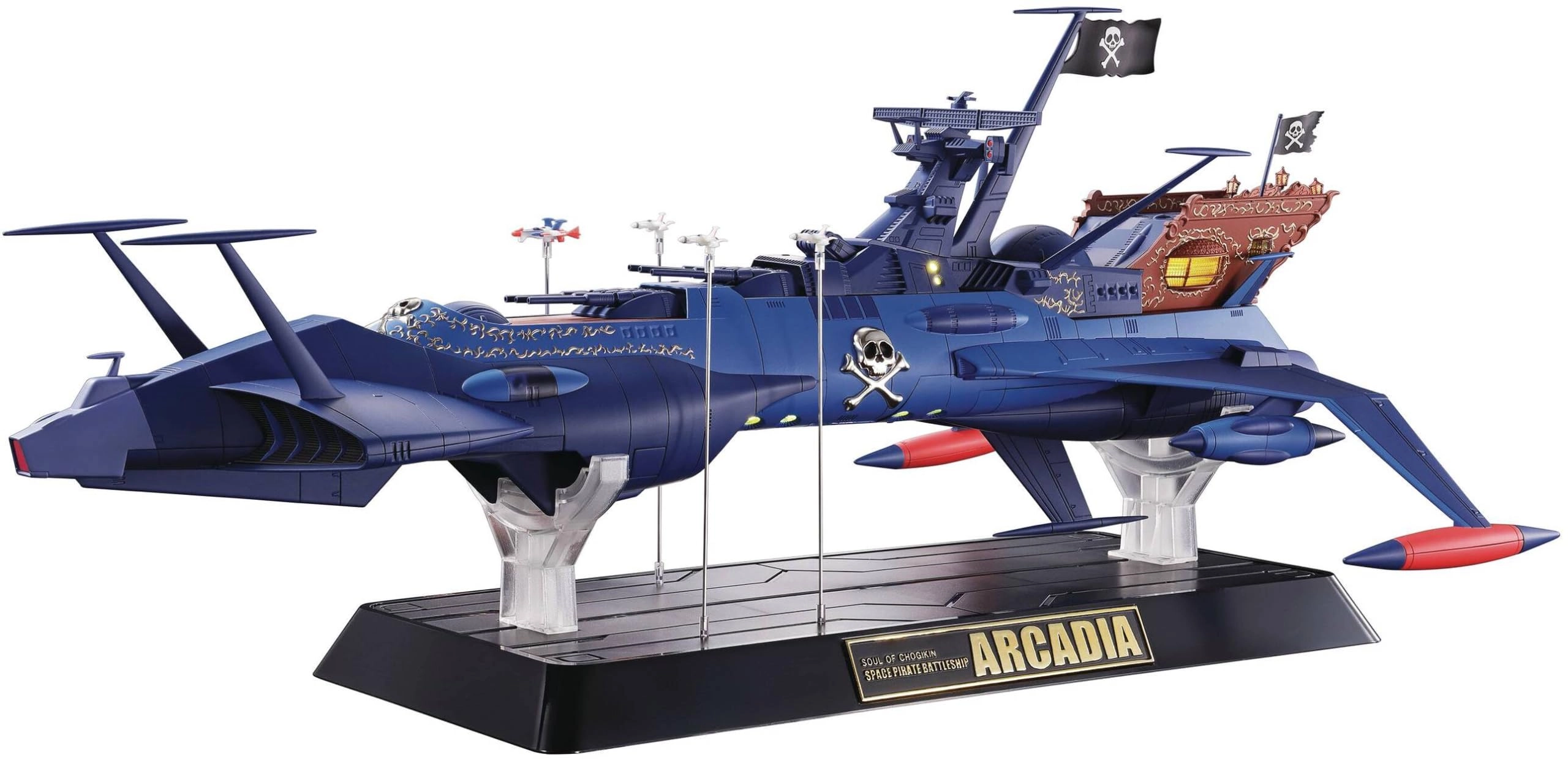 Tamashii Nations Space Pirate Captain Harlock - Soul of Chogokin Arcadia - 430mm