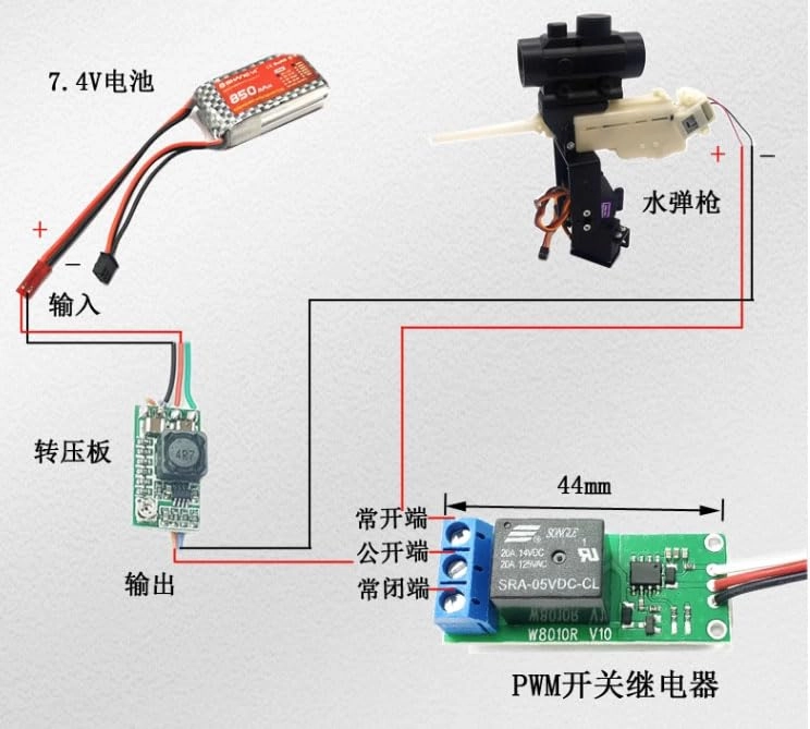 DC 5V-12V 20A PWM Switch Controller
