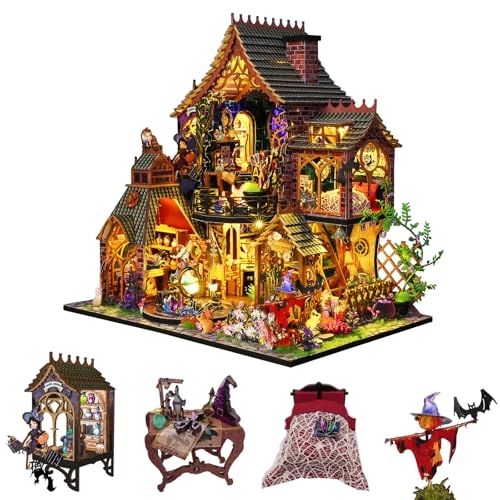 DIY Wooden Dollhouse Kit - Flower Pink World