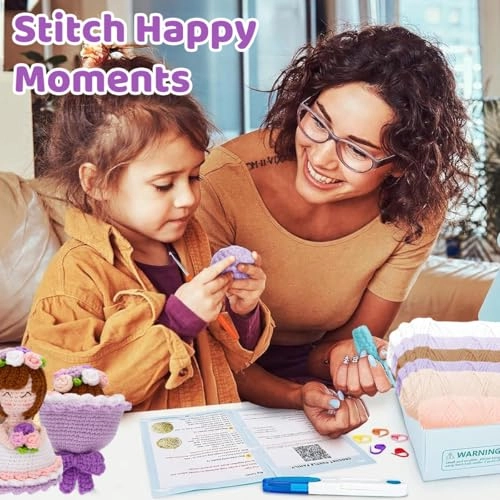 Crochet Flower Bouquet - Handmade Purple