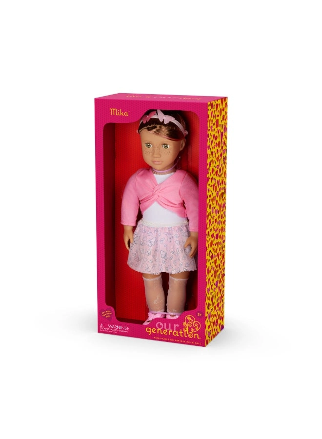 Mika Fashion Doll - 46 cm Butterfly Ballet Outfit Ages 3+