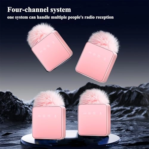 Wireless Lavalier Microphone System - 4-in-1 UHF