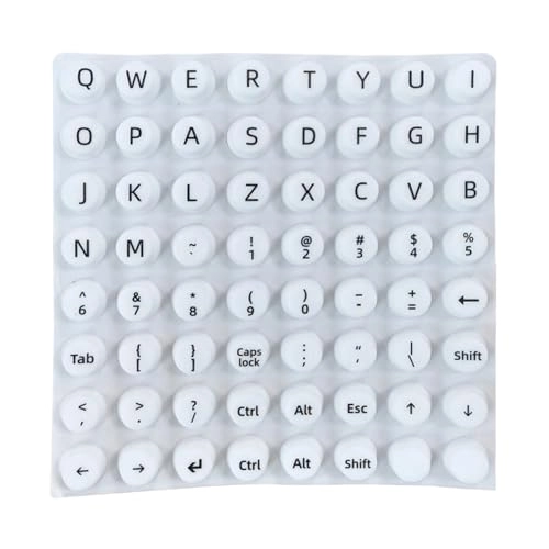 Keyboard Stickers for Long Nails