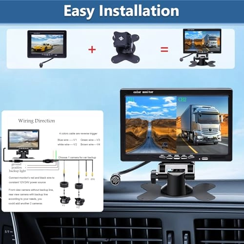 Rear View Camera - Night vision Wired 1080P