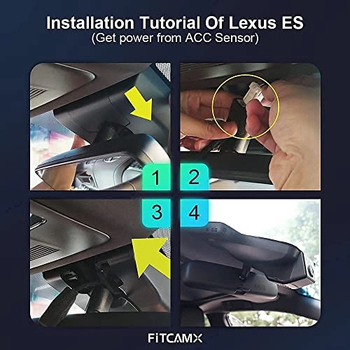 Dash Cam 2160P for Lexus ES 2019-2025