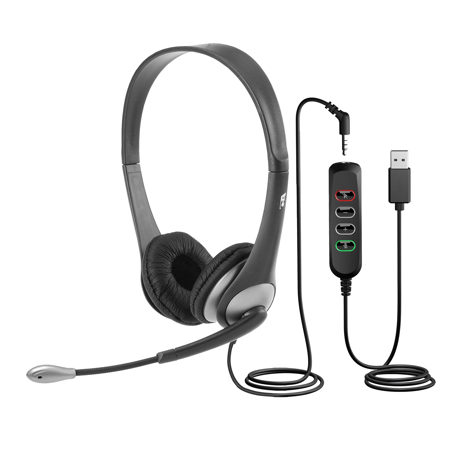 Cyber Acoustics AC-204ENC Wired Headset