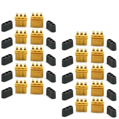 Male Female Connector - 10 Pairs Compatible with Lipo Battery MR30
