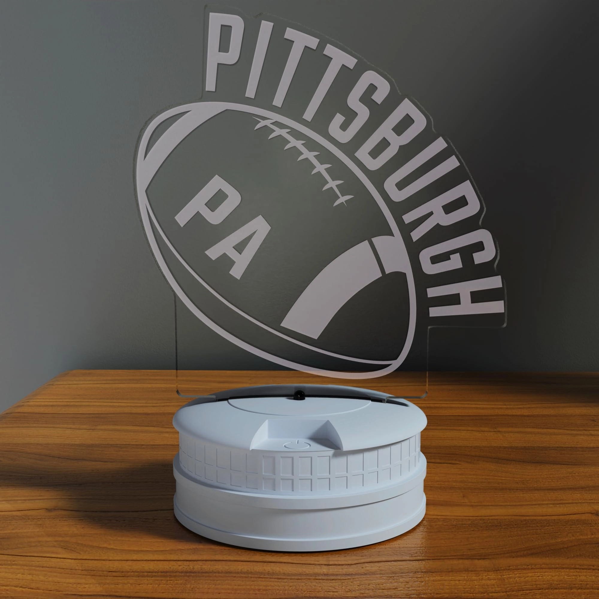 3D Football Pittsburgh Night Light - USB Multicoloured