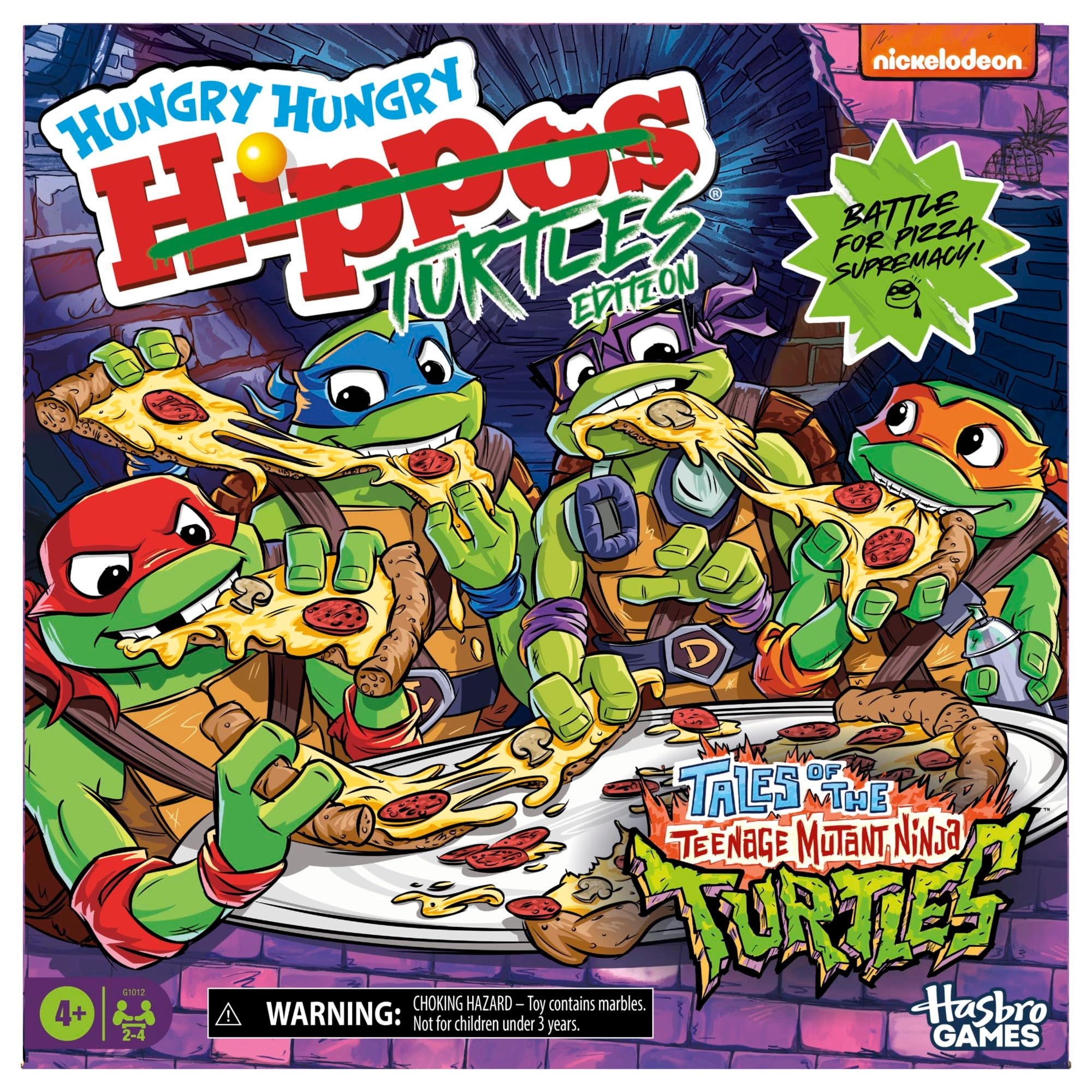 Hasbro Hungry Hungry Hippos: Teenage Mutant NINJ