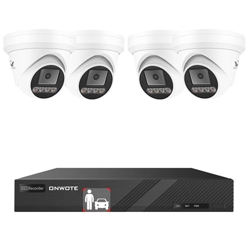 Smart Dual Light 4K PoE IP Security Camera System - 4 8CH 4K