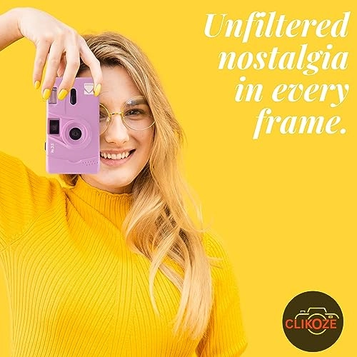 M35 - Reusable + 35mm film - 36 exposures + Tips Card - Bonus Postcard