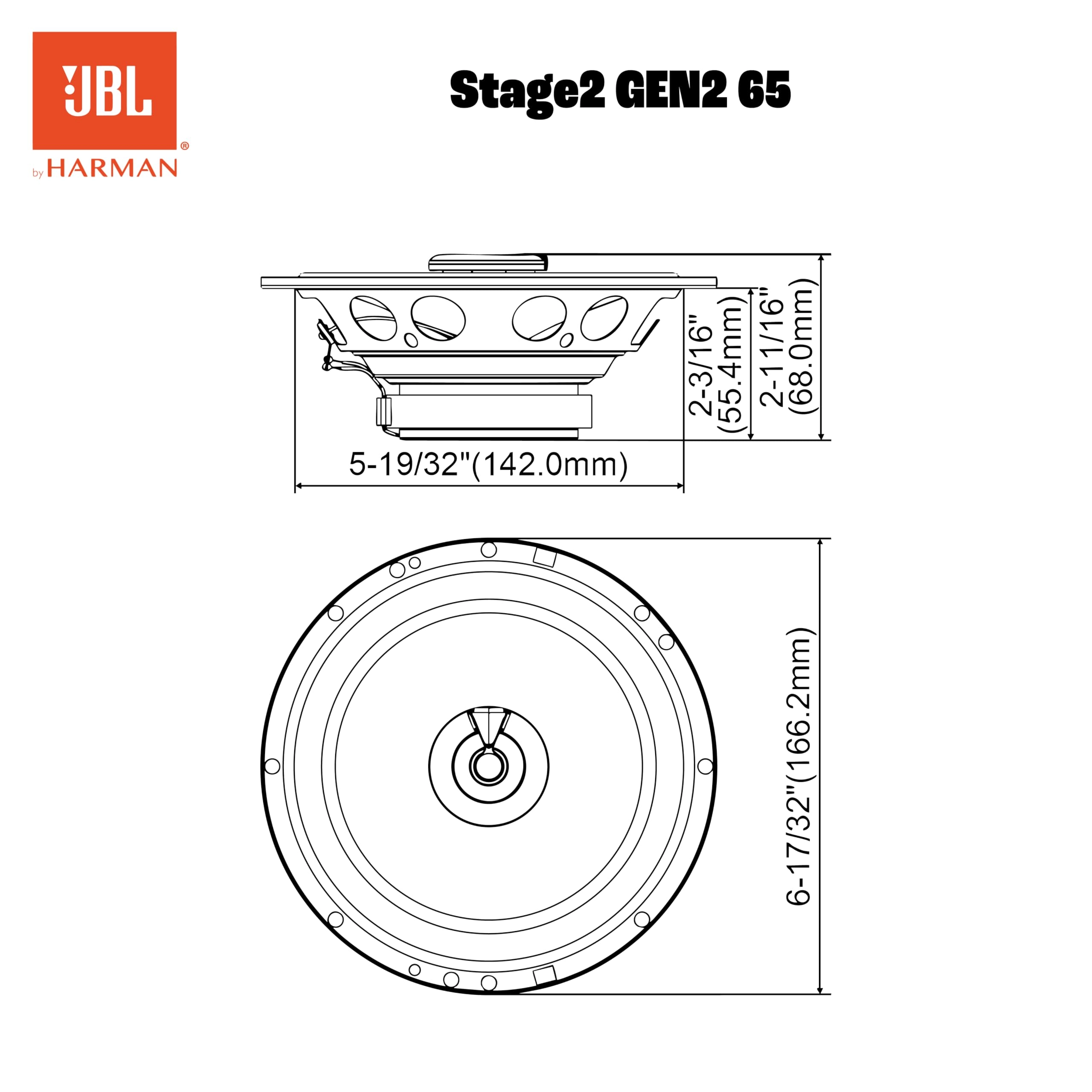 STAGE2 65F - 6.5" 2-Way Coaxial