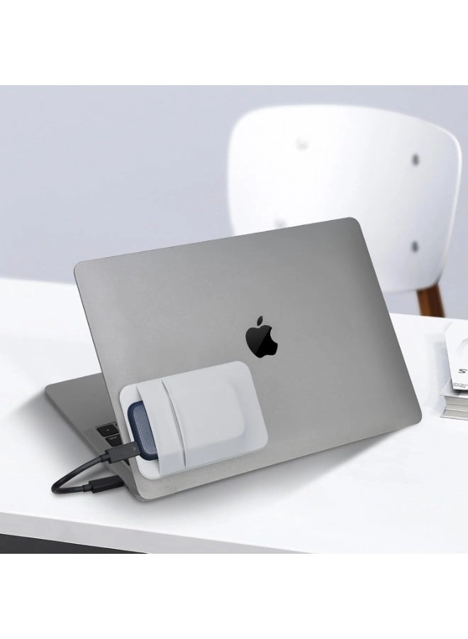 Portable Hard Drive Sleeve - 2-Pocket Reusable Adhesive