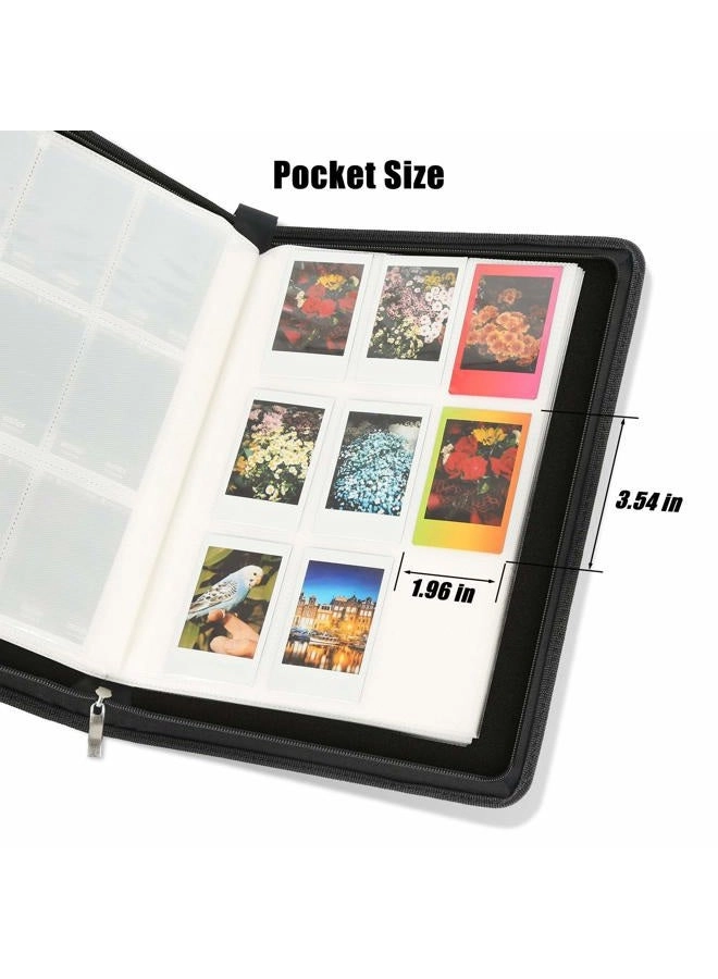 2x3" 540 Pockets Faux Leather Photo Album