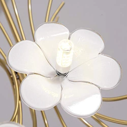 Flower Crystal Chandelier - 32 head French gold