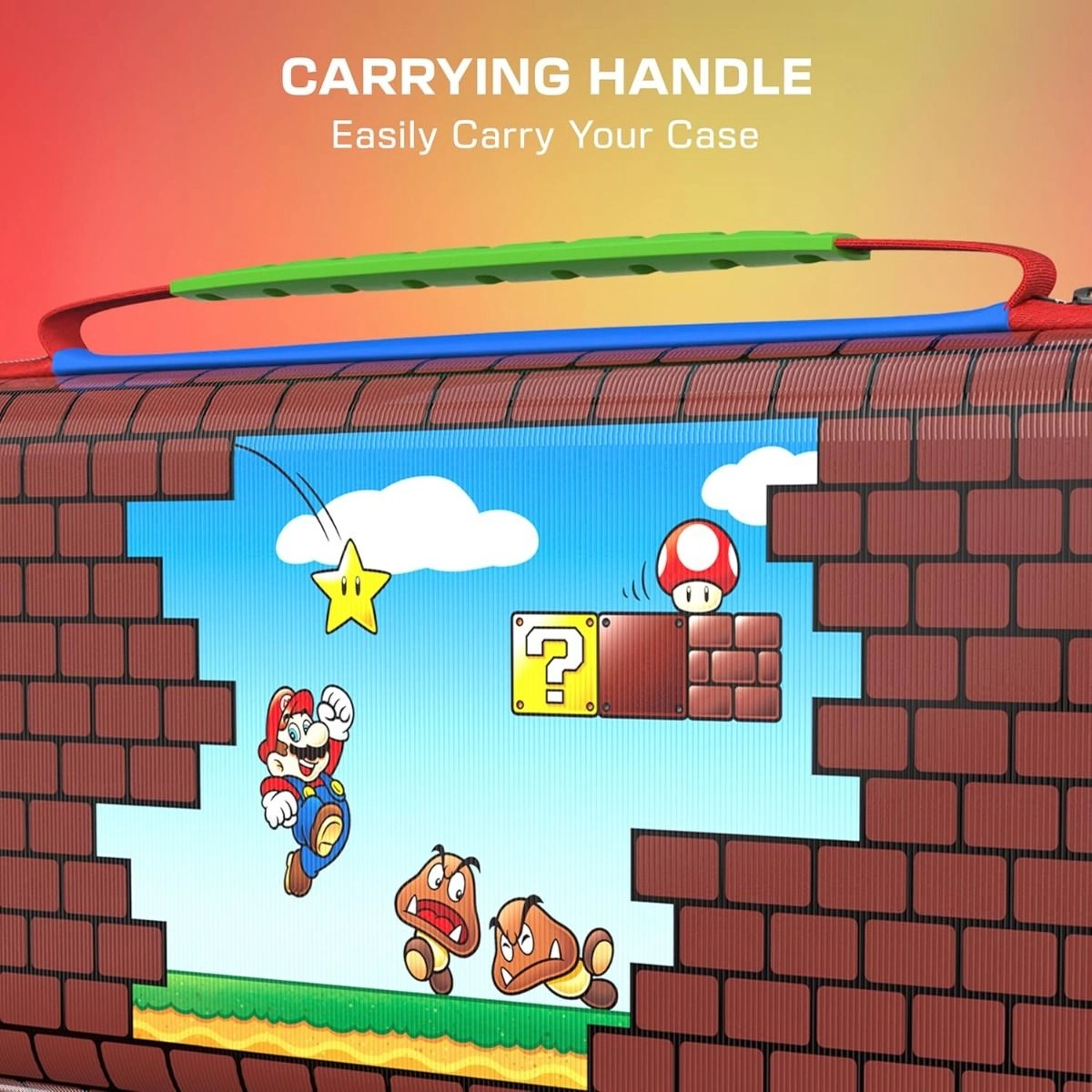 PlayTrek Switch 2 Travel Case - Mario Bricks