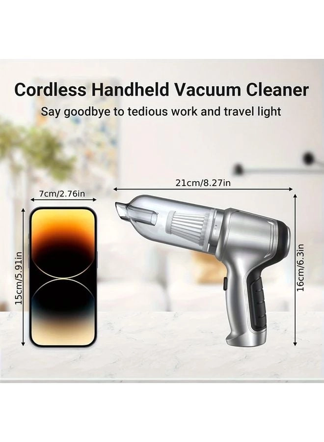 4-in-1 Wireless Handheld Vacuum Cleaner - 2000mAh