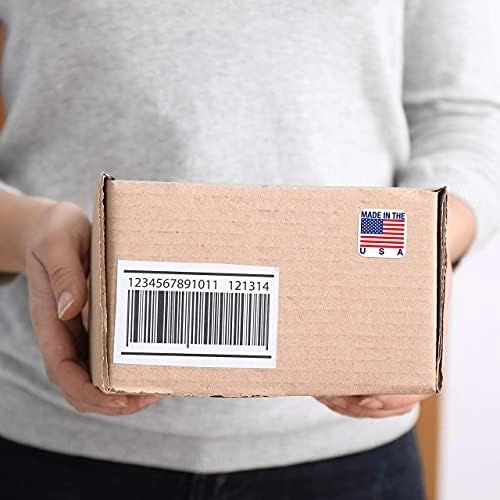 Made in the USA Stickers - 1000 1" x 1"