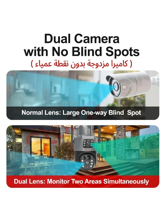 Solar WiFi Security Camera 2K