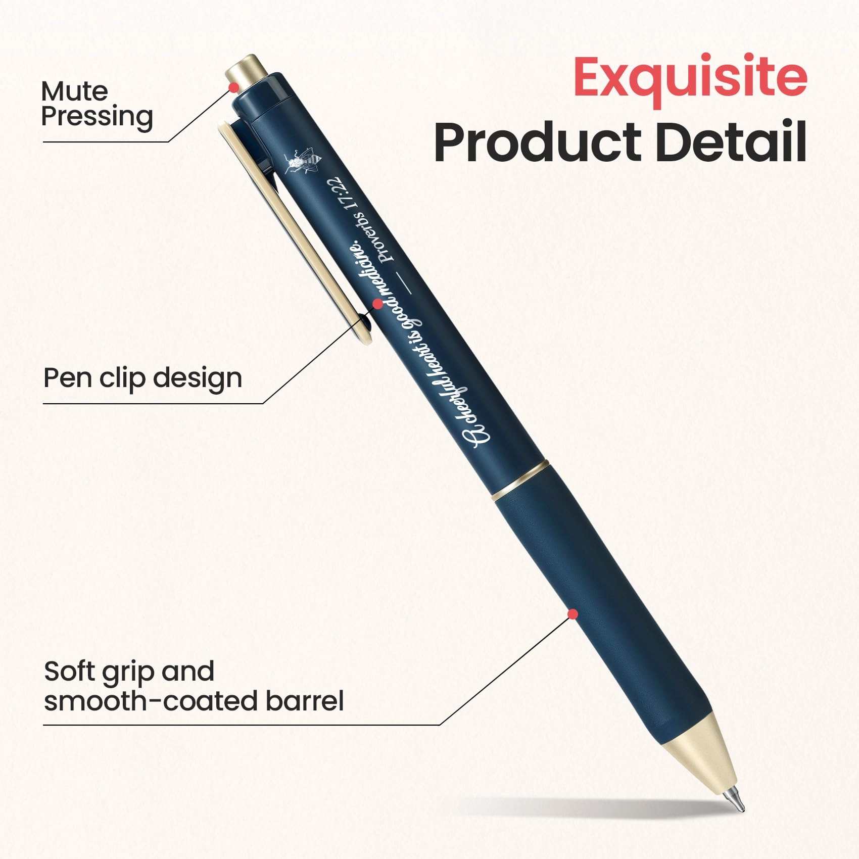 Gel Pens - 6 Pcs 0.5mm