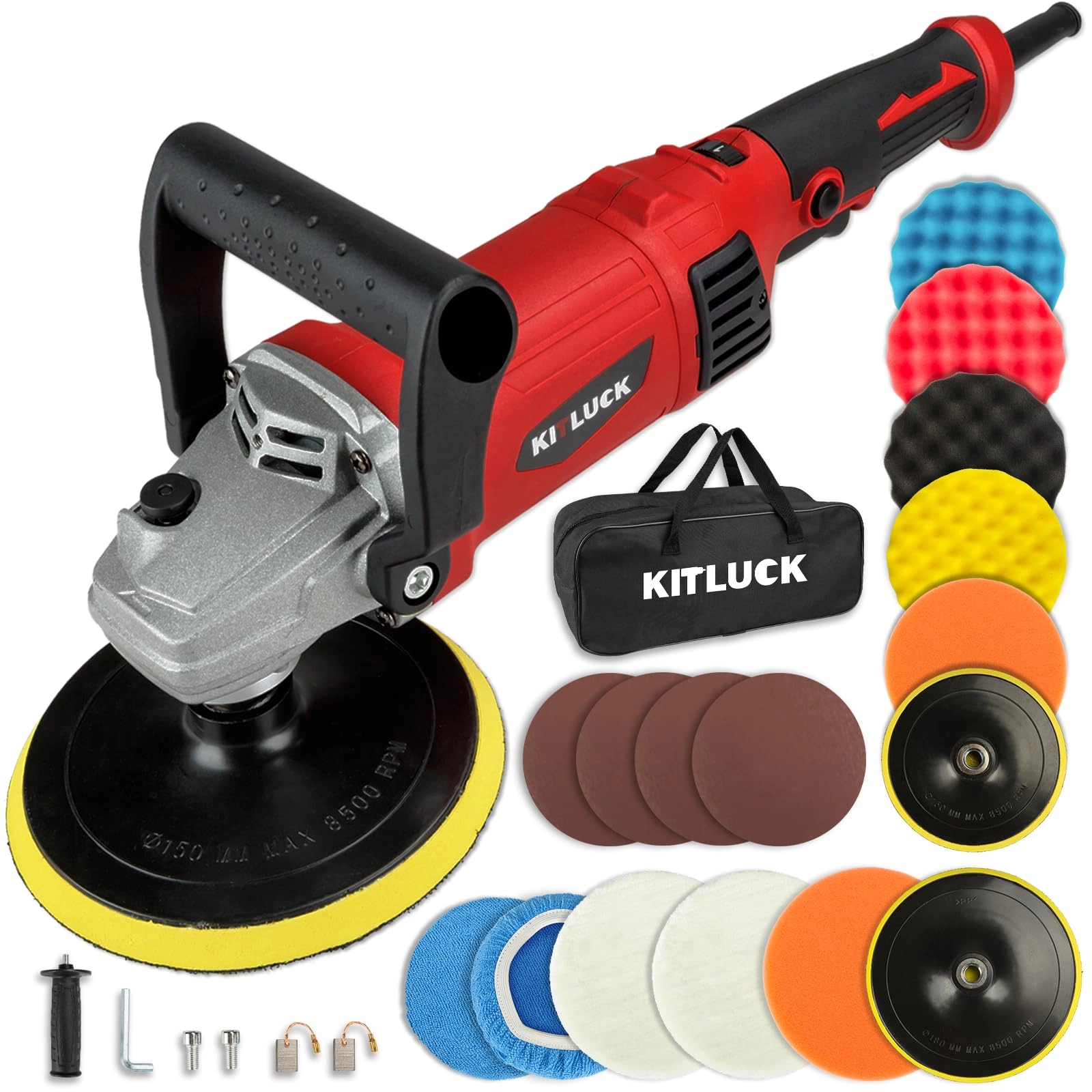 KITLUCK Buffer Polisher - 1400W 6-inch 7-inch