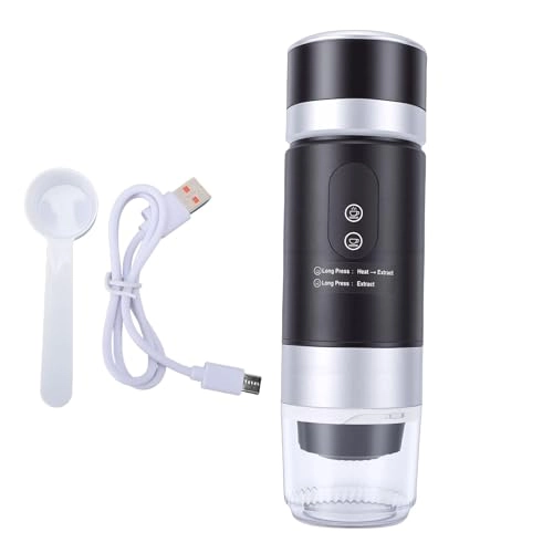 Portable Coffee Machine - 80ml ground coffee and capsules