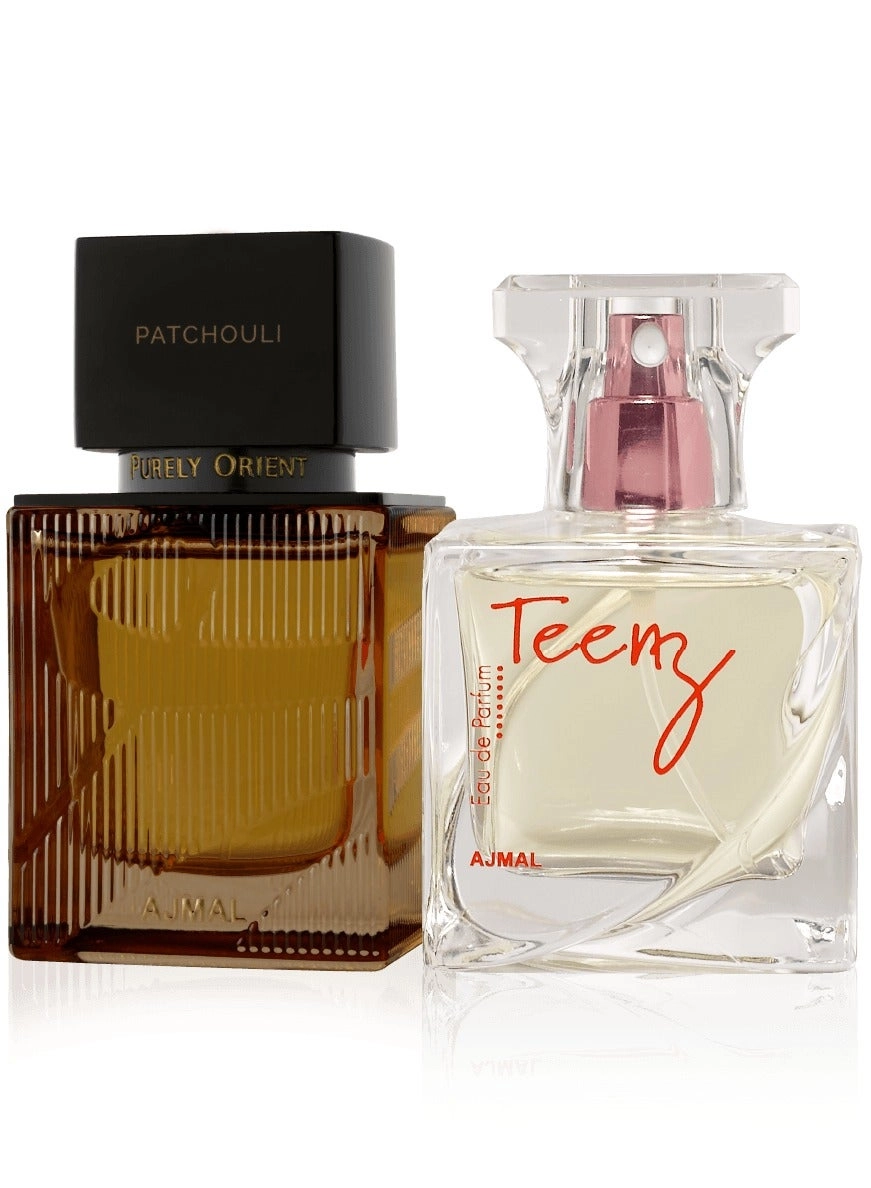 Ajmal Patchouli Eau de Parfum 75ml + Teenz Eau de Parfum 50ml