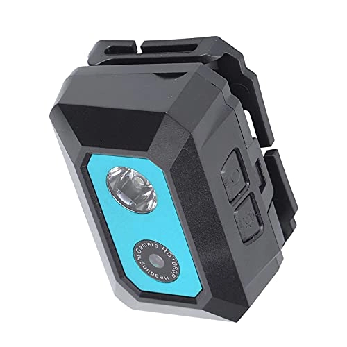 KOSDFOGE Sports Camera Mini High Definition Camera with LED Searchlight and High Elastic Headband(Blue)