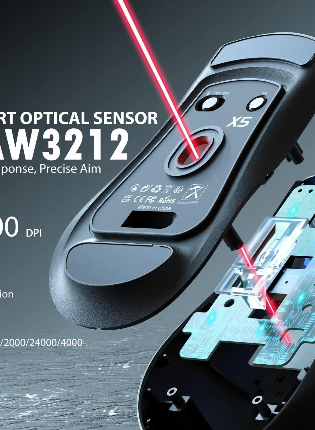 X5RGB Gaming Mouse - Wireless