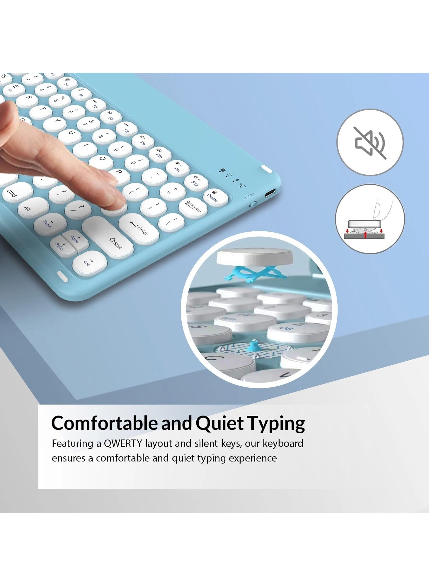 Foldable Bluetooth Keyboard - Wireless