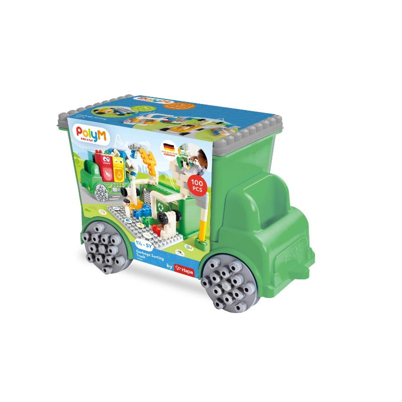 Garbage Sorting Truck Playset - 18 months & above 101 pieces