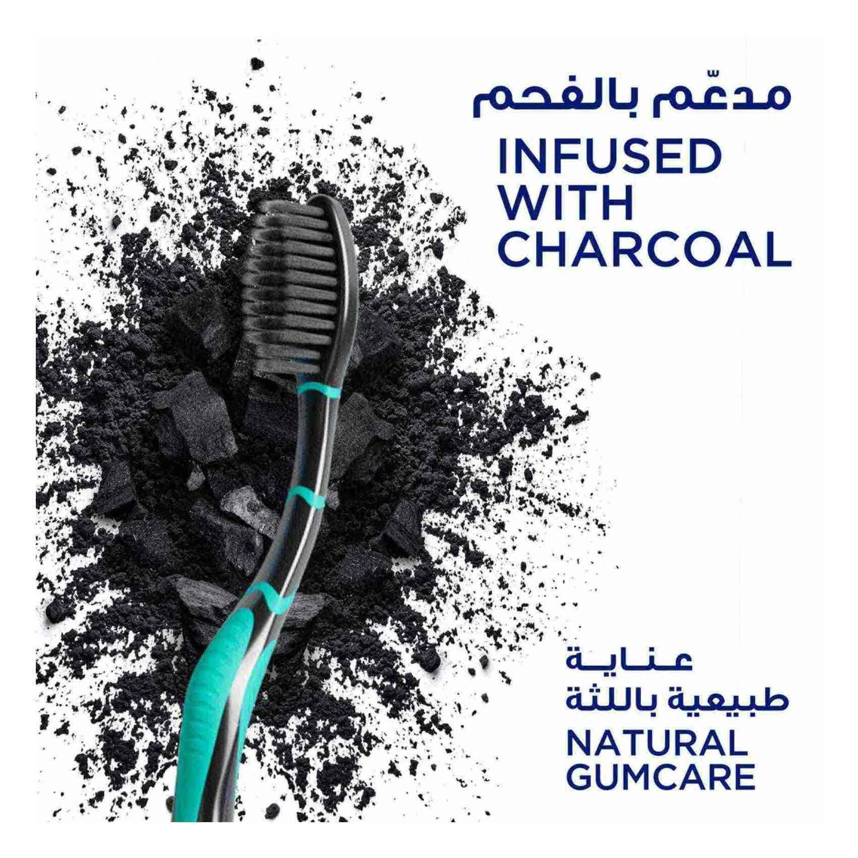 Silver Charcoal - Soft Bristle Multicolour 2-Piece Pack