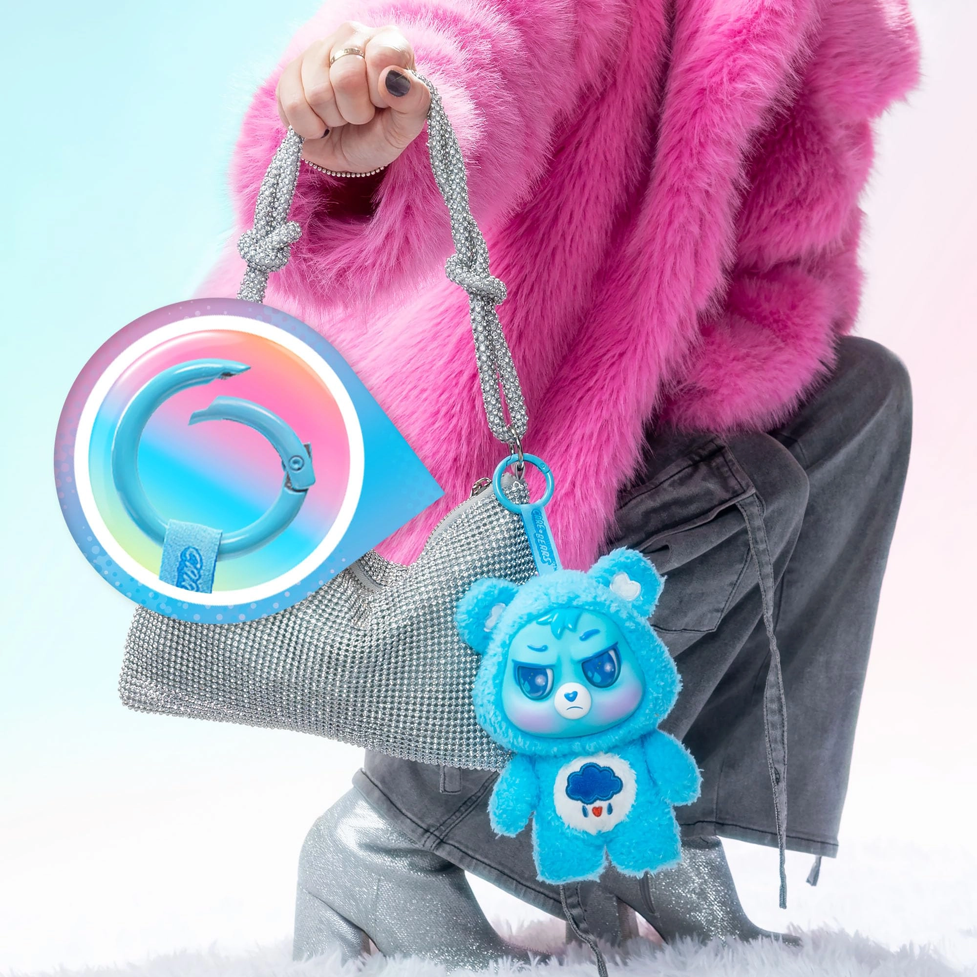 Care Bears Caring Cuties - 15 cm Plush Clip-On