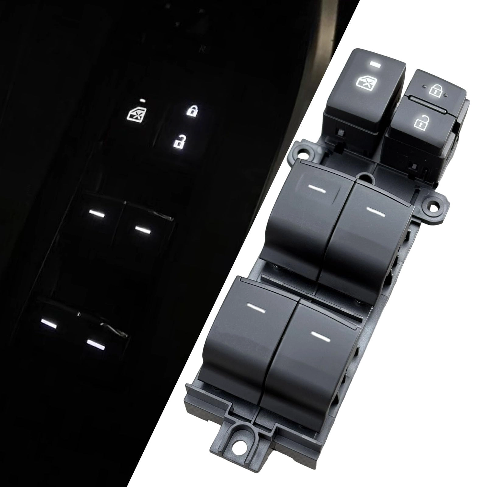 Power Window Switch Assembly - Driver Side Master Control with Installation Tool