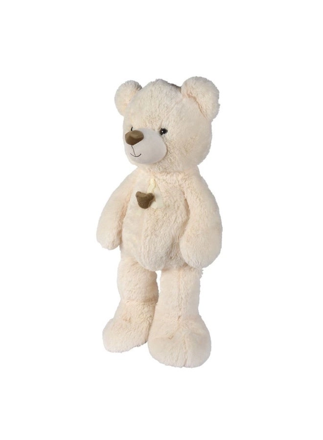 Bear With Ribbon And Bear Head Button Plush Toy - 85 cm