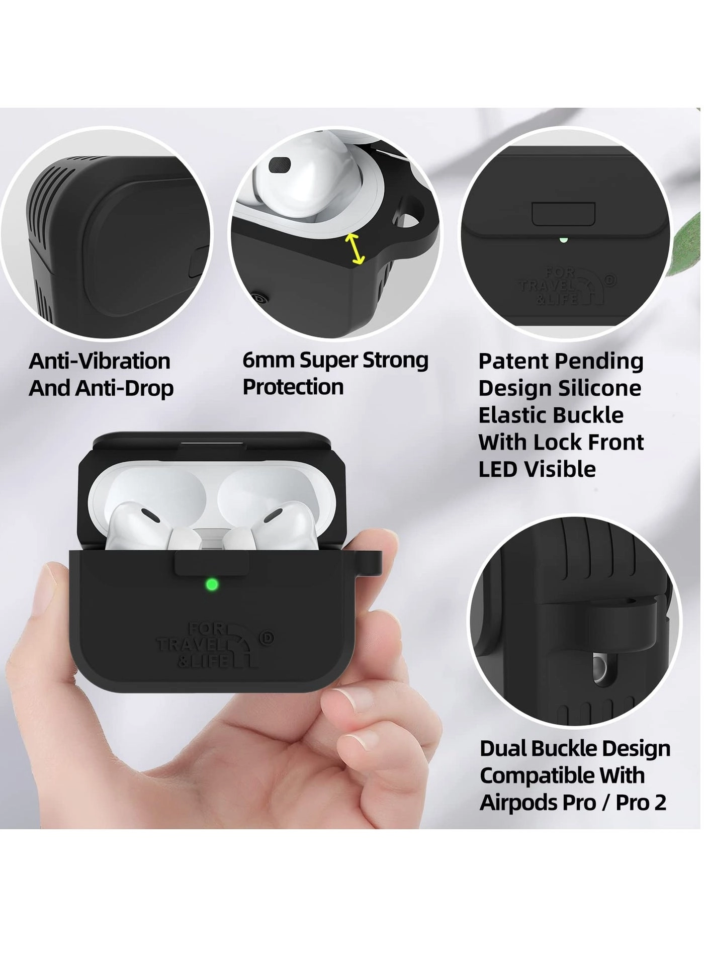 Screen Protector for Sony Playstation PS5 Portal - 2-Pack Tempered Glass Anti-Fingerprint