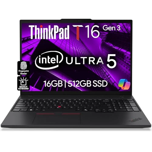 ThinkPad T16 Gen 3 21MNS0ML00 - 16'' Core Ultra 5 125U 16GB DDR5 512GB SSD