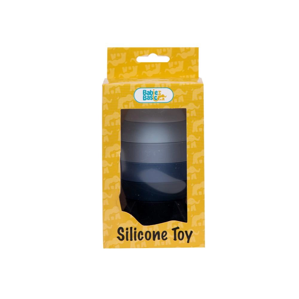 Silicone Stacking Toy - Suitable for 6 months to 4 years