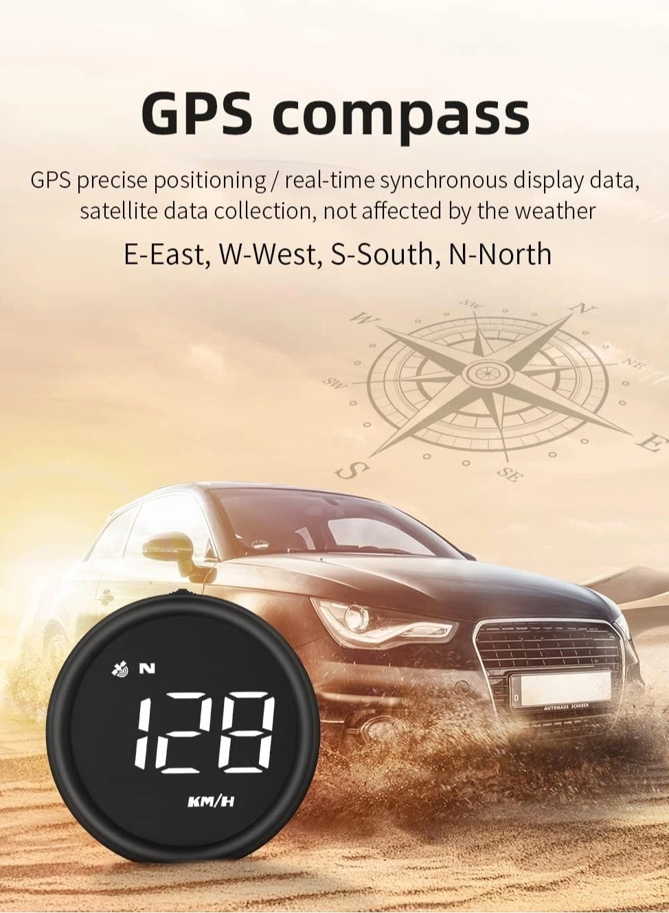 Head Up Display (HUD) - Vehicle Speed Meter Black