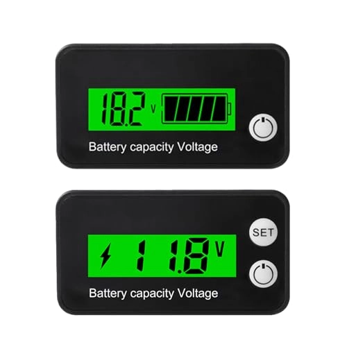 Electric Quantity Tester Ammeter - Large Display Auto Shutoff