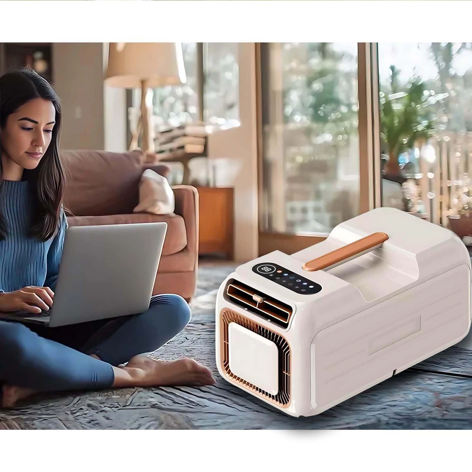 Portable Air Conditioner & Heater - 1300W