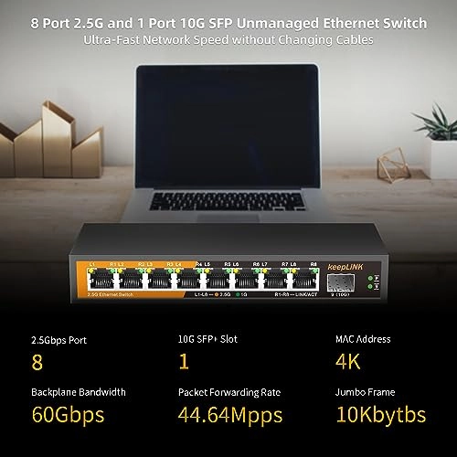 8 Port 2.5G Switch 8-Ports