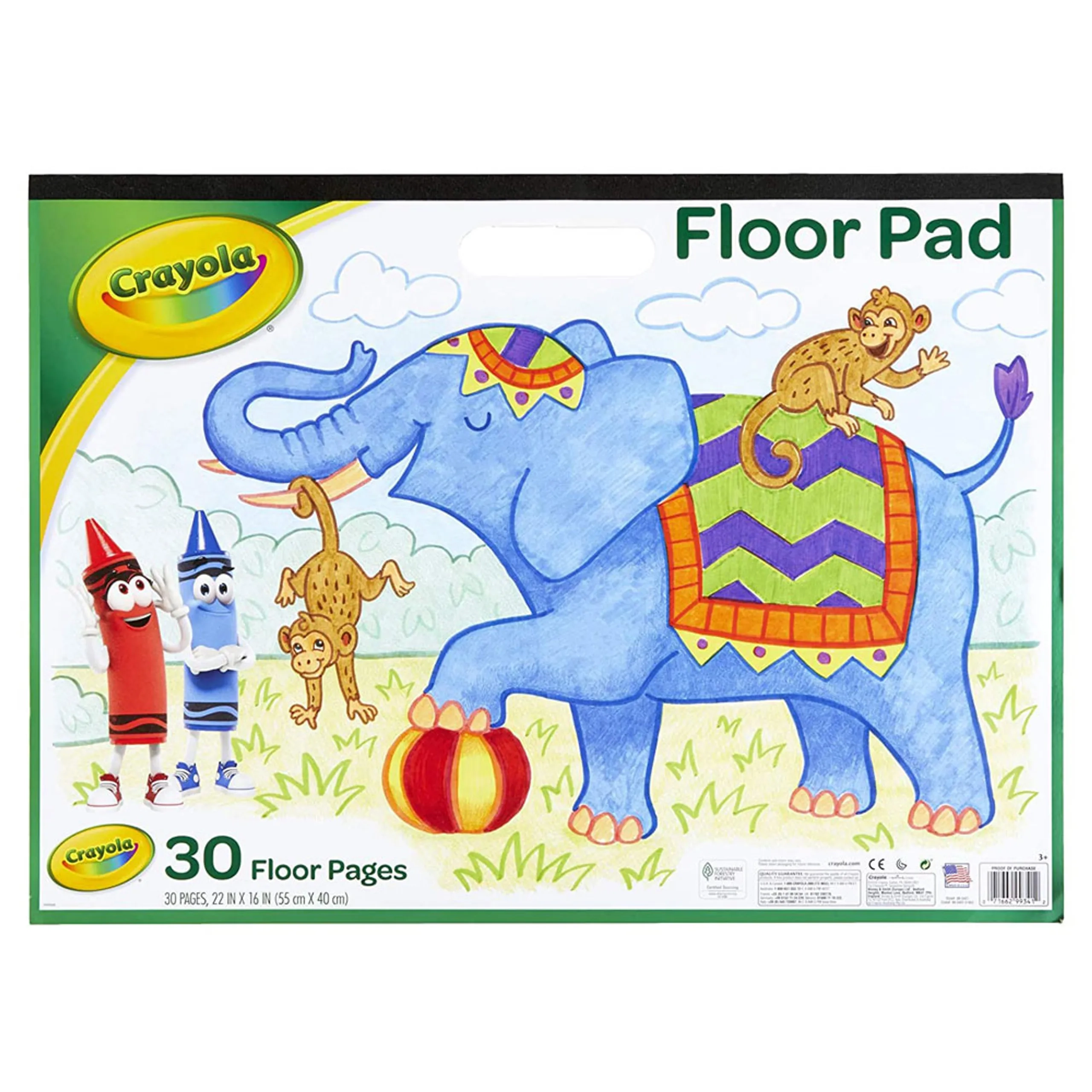 Crayola Giant Floor Pad - twenty-five