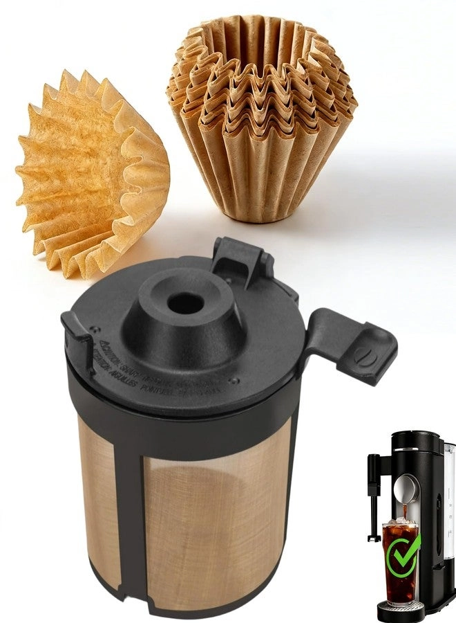 JDHAVMOS Coffee Filter Basket + Coffee Paper Filters