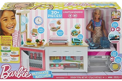 Cake Decorating Playset - Blonde Doll Baking Counter