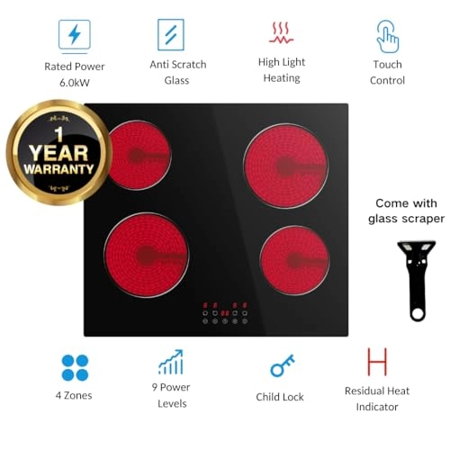 BRC4001-B Ceramic hob