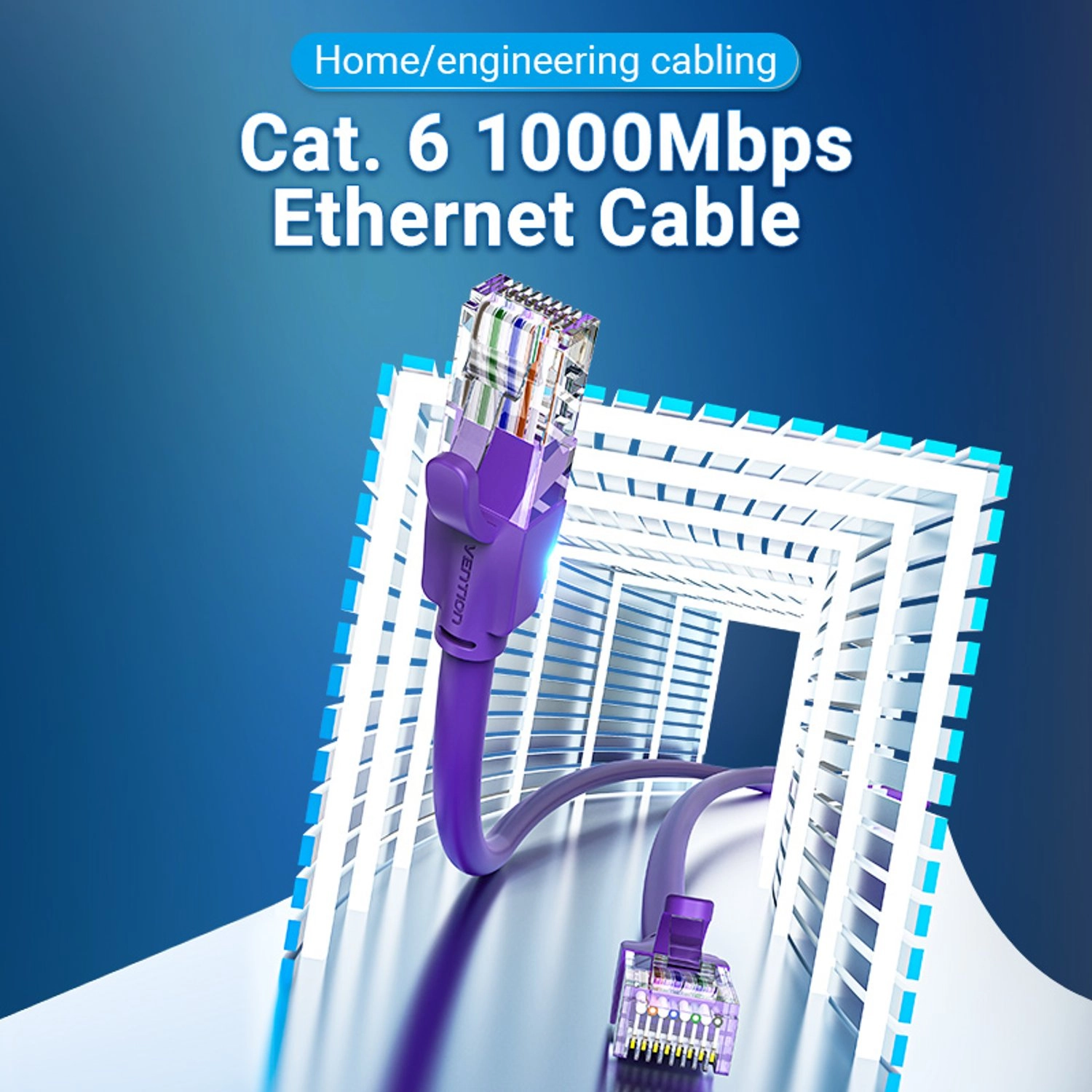 Cat.6 UTP Patch Cable - 1 m